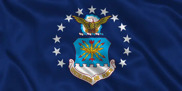 An image of the United States Air Force Flag