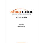 AFOQT Form T Practice Test 03