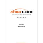 AFOQT Form T Practice Test 01 & 02 Bundle